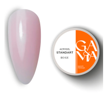 Акрил-гель GaMa Acrygel Standart Beige, бежевий, 30 мл