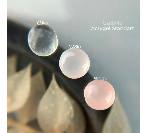 Акрил-гель GaMa Acrygel Standart Clear, прозорий, 30 мл