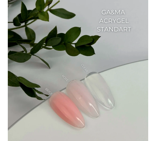 Акрил-гель GaMa Acrygel Standart Clear, прозорий, 30 мл