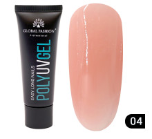 Акрил-гель GLOBAL №04 natural pink, 30 мл