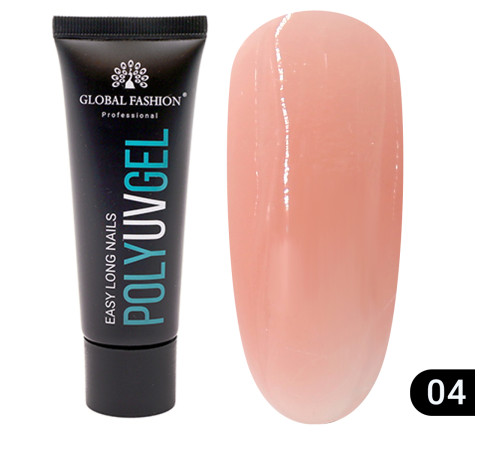 Акрил-гель GLOBAL №04 natural pink, 30 мл