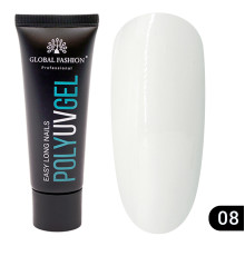 Акрил-гель GLOBAL №08 White, 30 мл