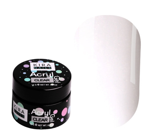 Acrylic gel Kira Nails clear, 15 ml