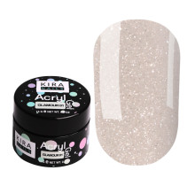 Акрил-гель Kira Nails Glamour 01, 15 мл
