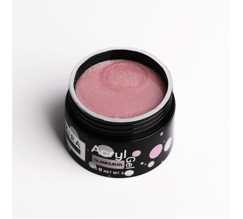Акрил-гель Kira Nails Glamour 03, 15 мл