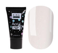 Акрил-гель Kira Nails Glitter Milk, 30 мл
