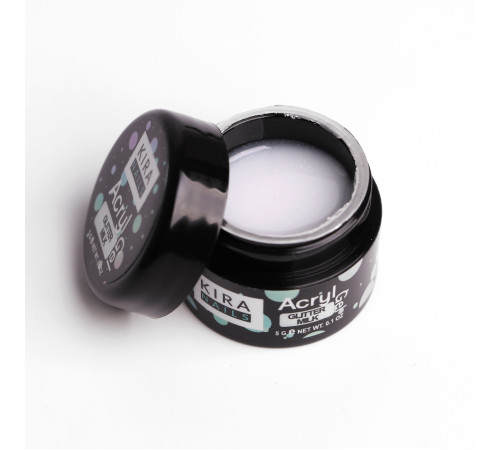 Акрил-гель Kira Nails Glitter Milk, 5 мл