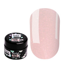Акрил-гель Kira Nails Glitter Peach, 5 мл