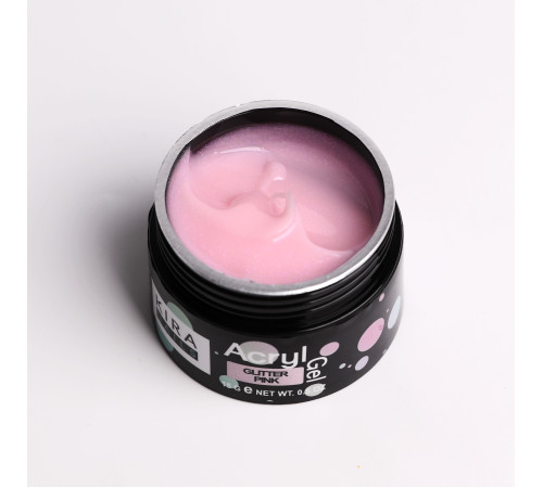 Акрил-гель Kira Nails Glitter Pink, 15 мл