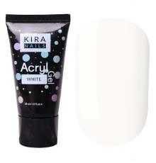 Акрил-гель Kira Nails white 30 мл