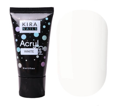 Акрил-гель Kira Nails white 30 мл