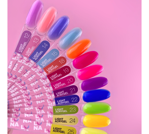 Акрил-гель Luna Light Acrygel №13 рідкий, бежевий, з пензликом, 13 мл