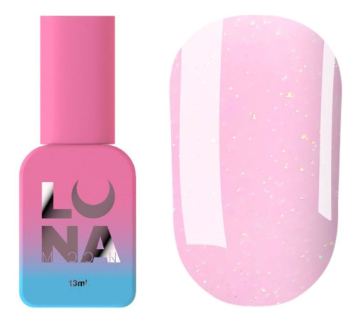 Acrylic gel Luna Light Acrygel No. 26 liquid, light pink with shimmer, with a brush, 13 ml