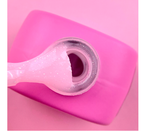 Acrylic gel Luna Light Acrygel No. 26 liquid, light pink with shimmer, with a brush, 13 ml