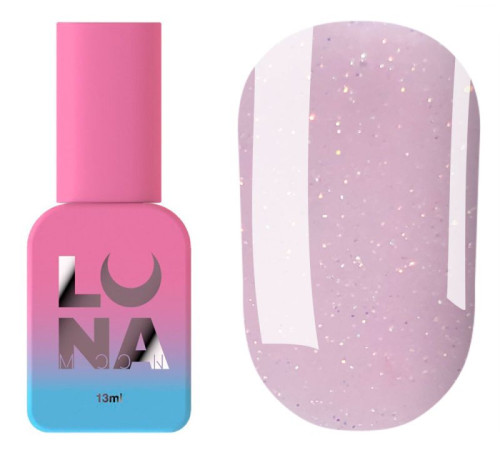 Acrylic gel Luna Light Acrygel No. 29 liquid, pink-powder, with shimmer, with a brush, 13 ml