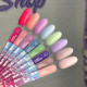 Акрил-гель Luna Light Acrygel №47 рідкий, блакитний, з пензликом, 13 мл