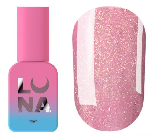 Acrylic gel Luna Light Acrygel No. 51 liquid, pink, reflective, with a brush, 13 ml