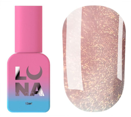 Acrylic gel Luna Light Acrygel No. 52 liquid, beige, reflective, with a brush, 13 ml