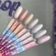 Acrylic gel Luna Light Acrygel No. 55 liquid, light pink, reflective, with a brush, 13 ml