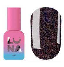 Acrylic gel Luna Light Acrygel No. 58 liquid, dark purple, reflective, with a brush, 13 ml