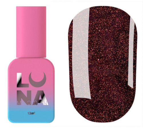 Акрил-гель Luna Light Acrygel №59 рідкий, бордовий, світловідбиваючий, з пензликом, 13 мл