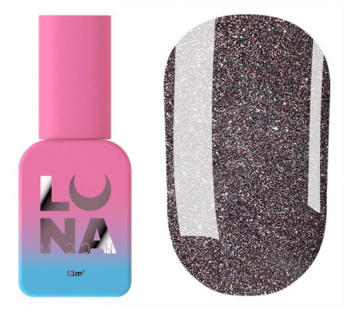 Acrylic gel Luna Light Acrygel No. 62 liquid, silver, reflective, with a brush, 13 ml