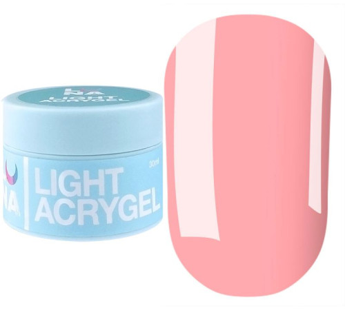 Акрил-гель Luna Light Acrygel №9 рідкий, світло-персиковий, 30 мл