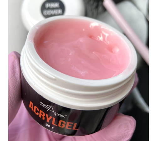 Акрил-гель NailApex Pink Cover рожевий камуфляж 30 г