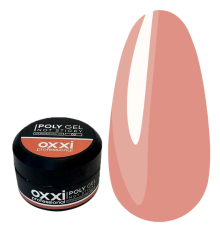 Акрил-гель PolyGel Oxxi №3 not sticky, беж, 30 мл