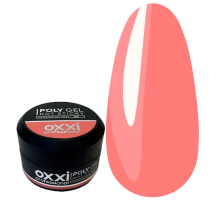 Акрил-гель PolyGel Oxxi №5 not sticky, рожевий беж, 30 мл