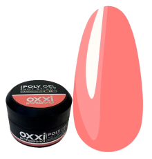 Акрил-гель PolyGel Oxxi №5 not sticky, розовый беж, 30 мл