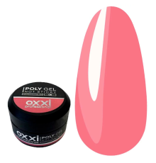 Акрил-гель PolyGel Oxxi №6 not sticky, розовый, 30 мл