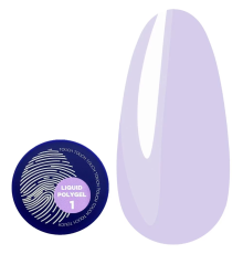Акрил-гель для ногтей Touch Liquid Polygel №01, васильковый, 15 мл