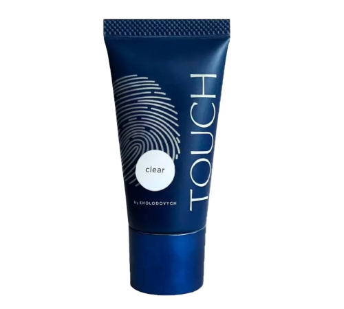 Акрил-гель для нігтів Touch Polygel Clear, прозорий, 30 мл
