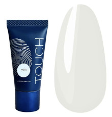 Акрил-гель для ногтей Touch Polygel Milk, молочный, 30 мл