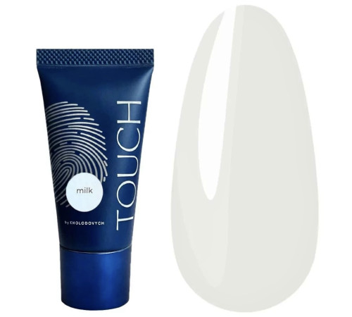 Акрил-гель для нігтів Touch Polygel Milk, молочний, 30 мл