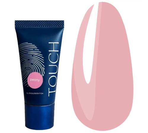 Акрил-гель для нігтів Touch Polygel Peony, ніжний рожевий, 30 мл