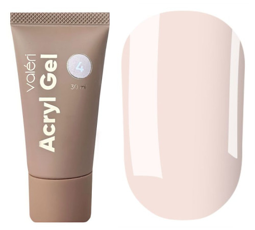 Акрил-гель для нігтів Valeri Acryl gel №04, 30 мл