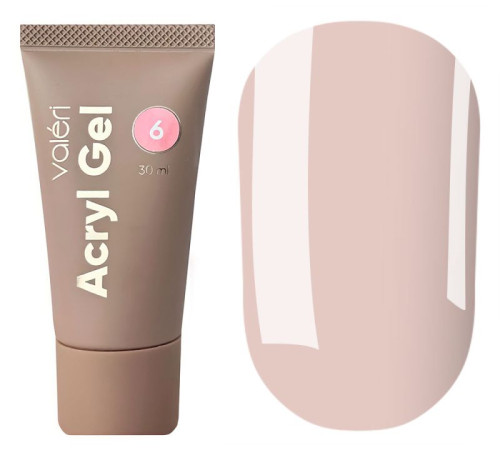 Акрил-гель для нігтів Valeri Acryl gel №06, 30 мл