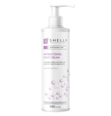 Антибактериальный крем для ног SHELLY с ионами серебра, экстрактом зеленого чая и ментолом, 500 мл