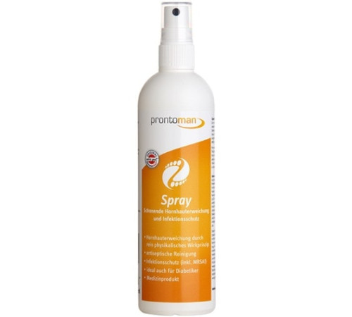 Antibacterial softener Prontoman spray for pedicure 250 ml