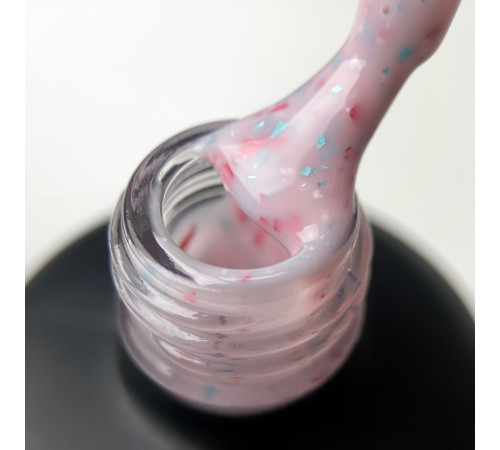 База ART Marble Base №MB002, рожева з кольоровою паталлю, 10 мл