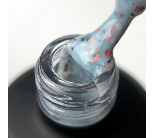 База ART Marble Base №MB004, світло-сіра з кольоровою паталлю, 10 мл