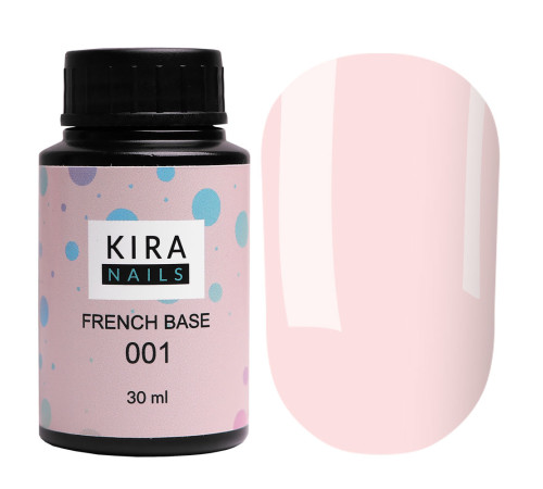 Kira Nails French Base No. 001 milky pink, 30 ml