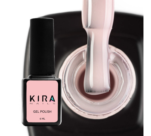 База Kira Nails French Base №002 пастельно-рожевий, 6 мл