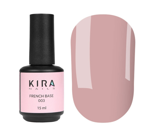 Kira Nails French Base No. 003 beige-pink, 15 ml