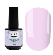База Kira Nails French Base №004 лиловый, 15 мл