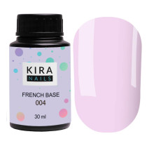 Base Kira Nails French Base #004 purple, 30 ml