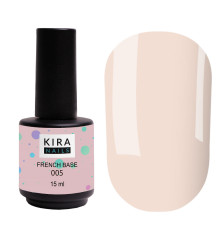 База Kira Nails French Base №005 светло-бежевый, 15 мл
