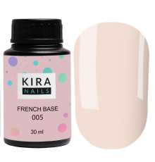 База Kira Nails French Base №005 светло-бежевый, 30 мл